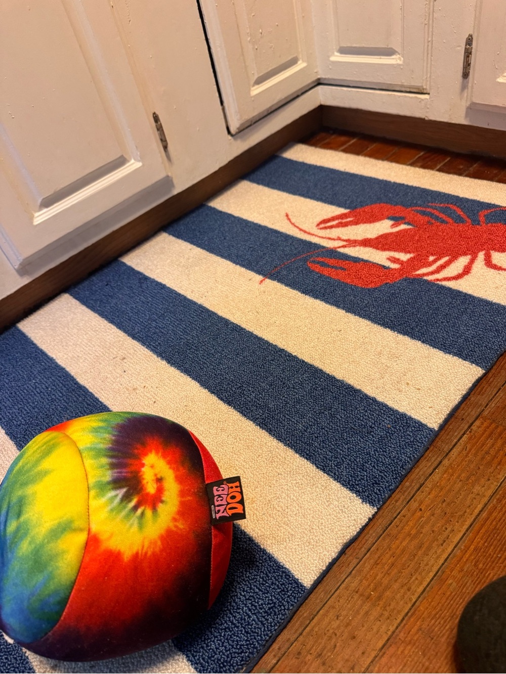 Extremely Rare Needoh Spiral Tie-Dye Soft plush glob ball pillow Schylling